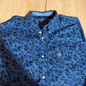 Wrangler George Strait Collection Paisley Button-Down Shirt – Men’s XXL